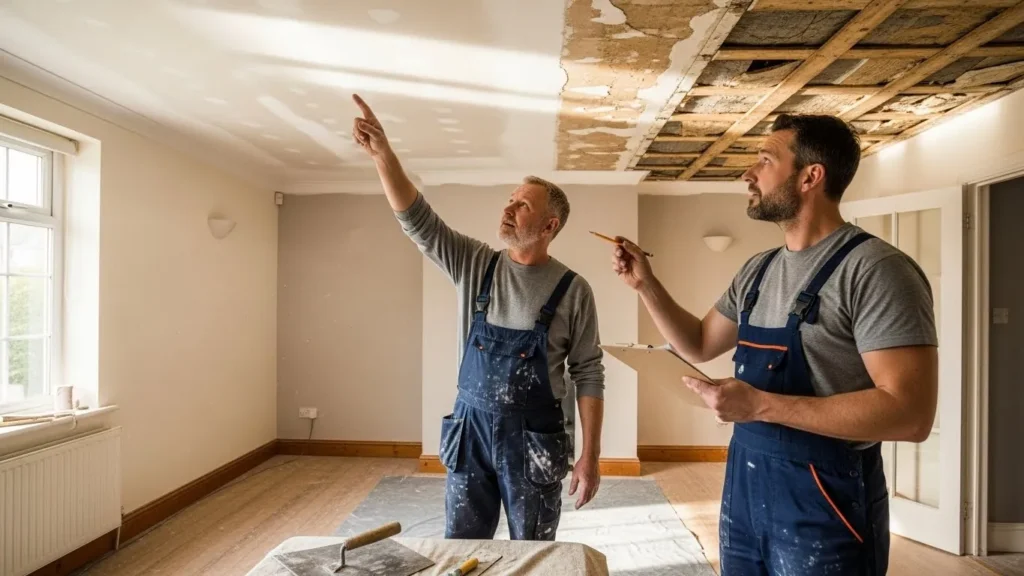 how much does it cost to plaster a ceiling in durham