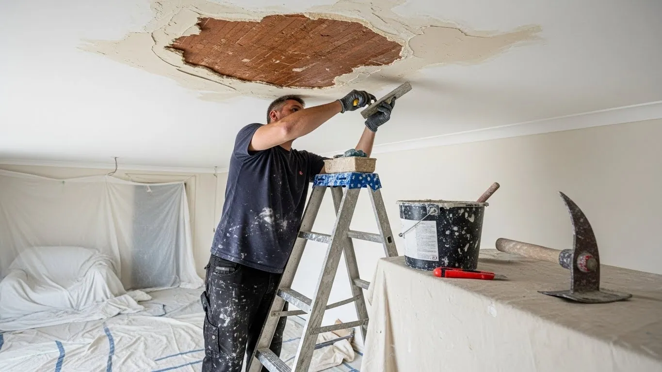 How to Repair a Plaster Ceiling from Water Damage Durham