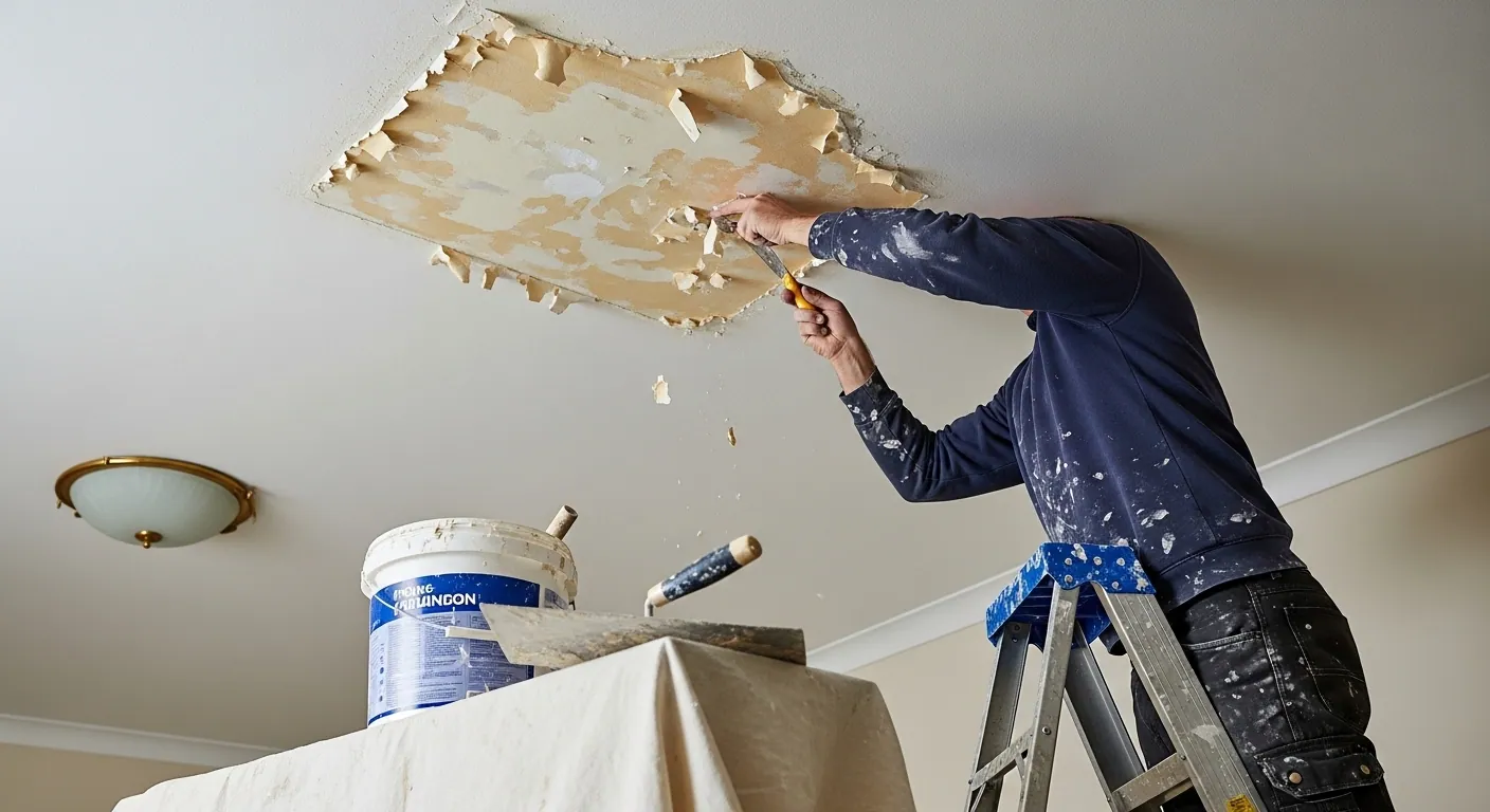 How to Fix Peeling Paint on Plaster Walls and Ceilings | Plasterers Durham