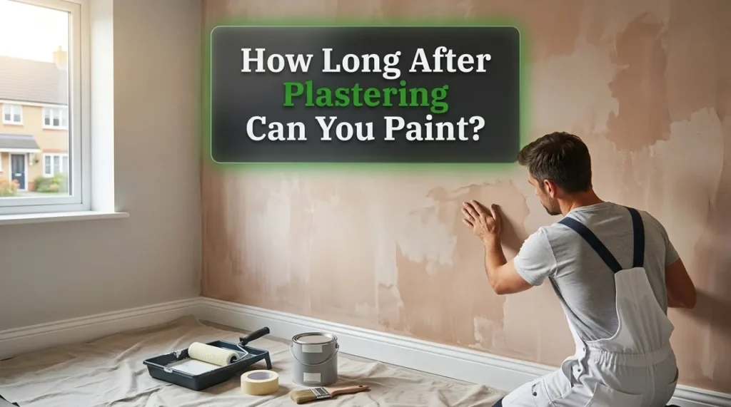How Long After Plastering Can You Paint