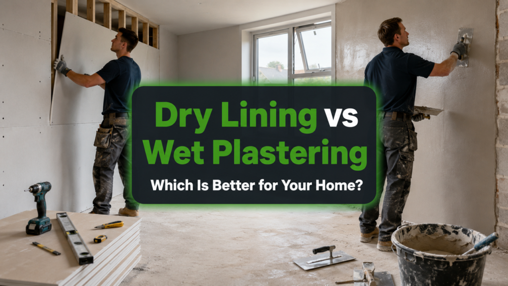 Dry Lining vs Wet Plastering: Which Is Better?