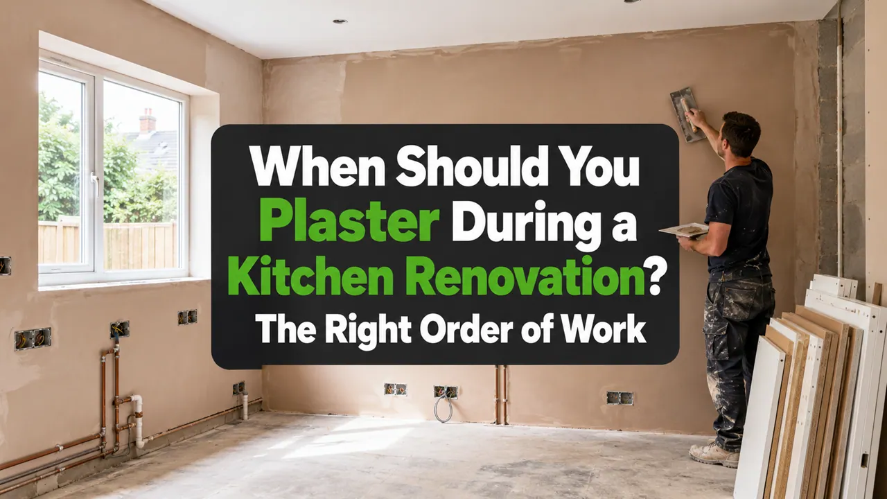 When Should You Plaster During a Kitchen Renovation?
