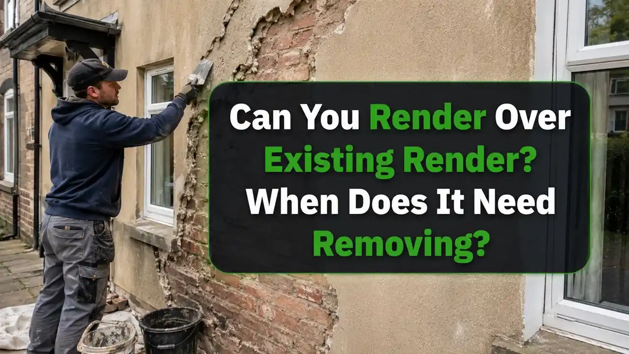 Can You Render Over Existing Render? When Does It Need Removing?