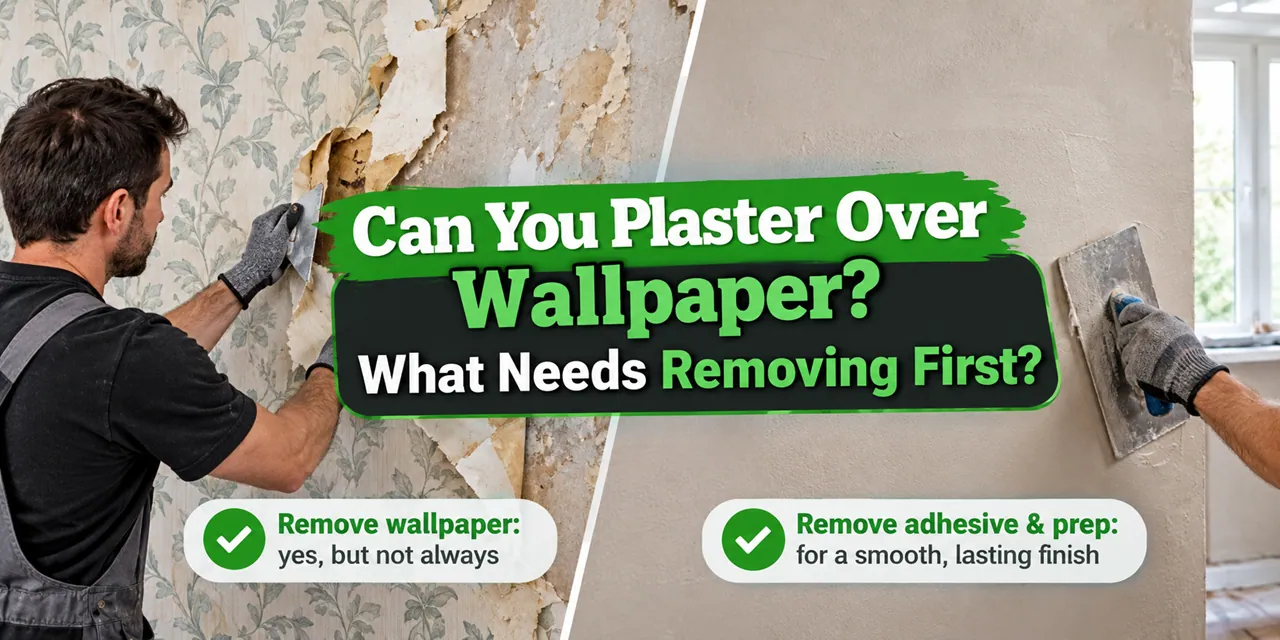 Can You Plaster Over Wallpaper? What Needs Removing First?